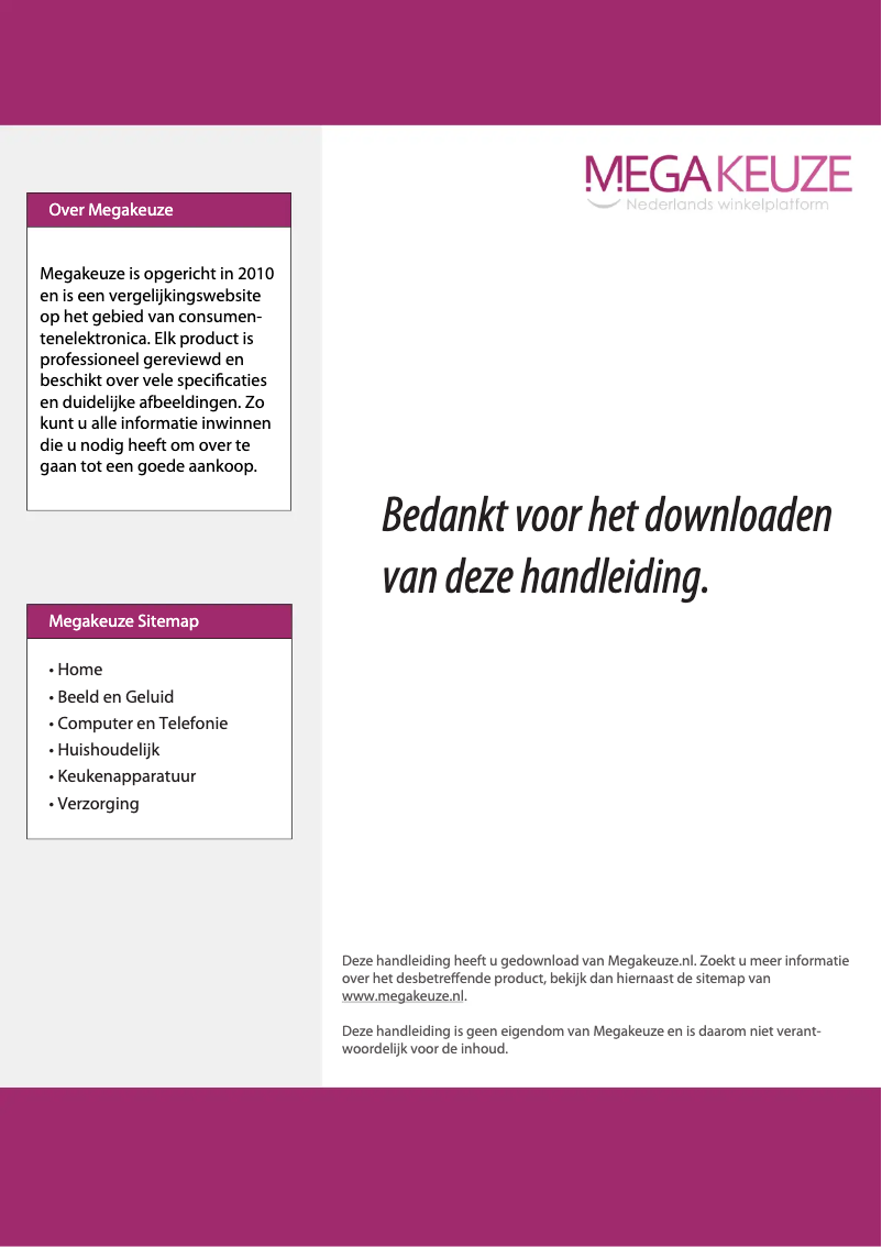 First page image of the manual for S380