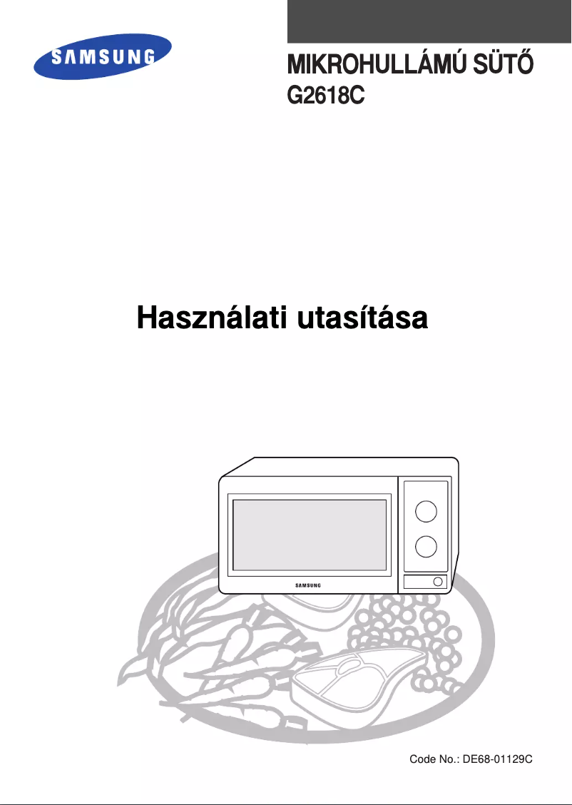 Page 1 of the manual User Manual Samsung G2618C