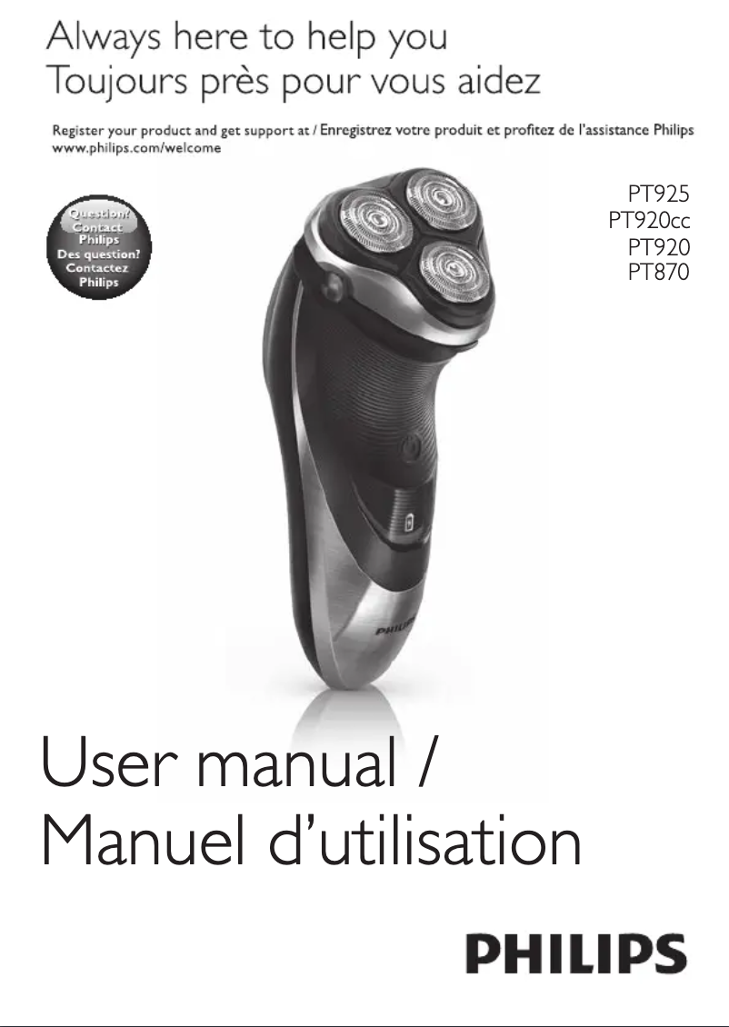 First page image of the manual for PowerTouch PT925