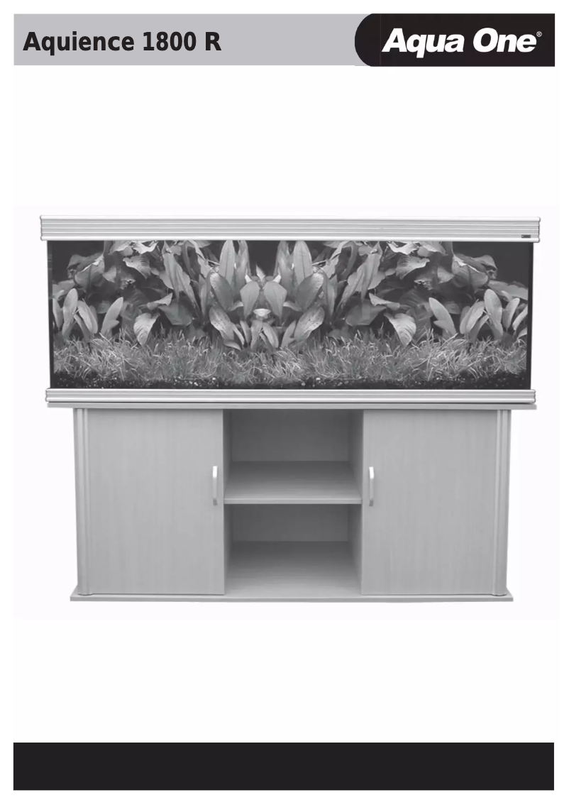 First page image of the manual for Aquience 1800 R