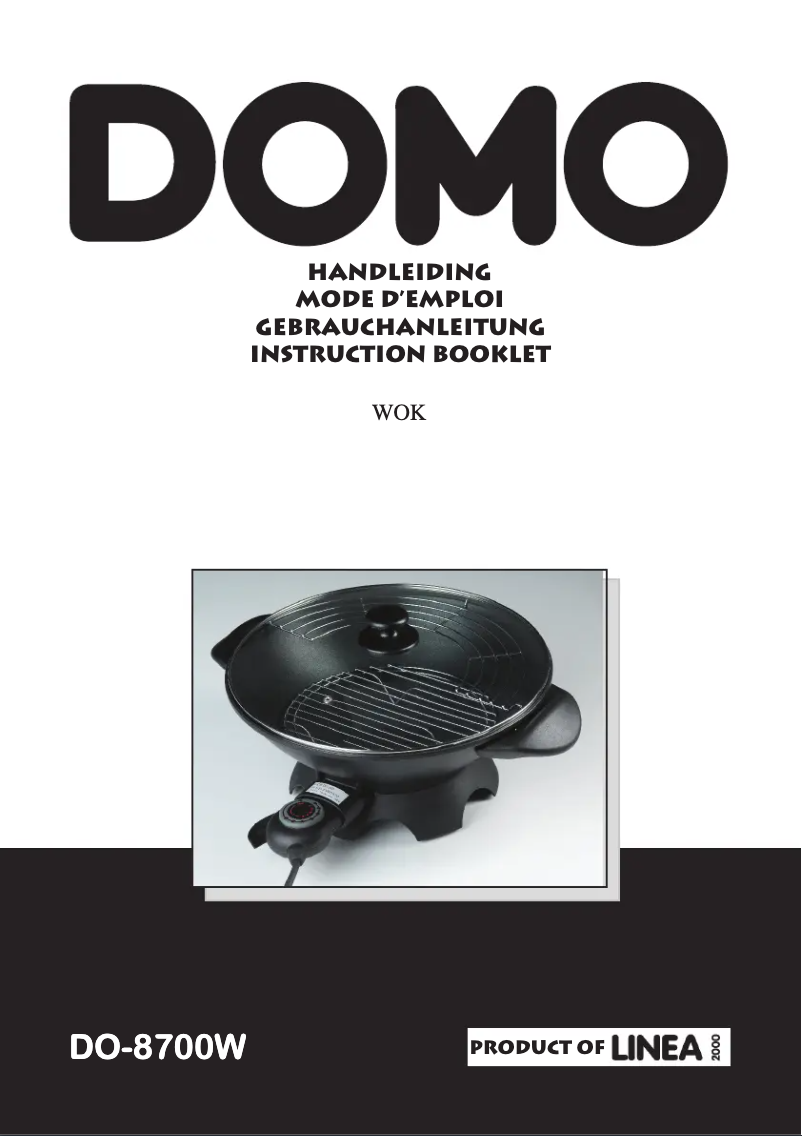 Page 1 of the manual User Manual Domo DO-8700W