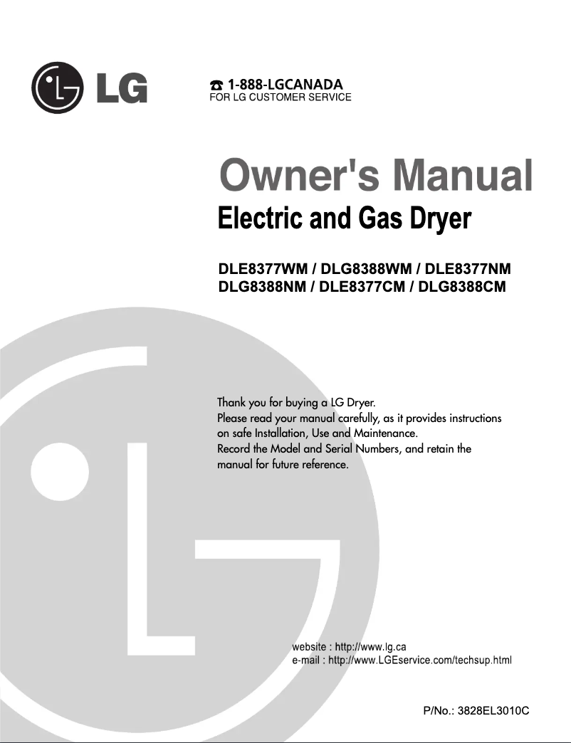 First page image of the manual for TD-V10174GM