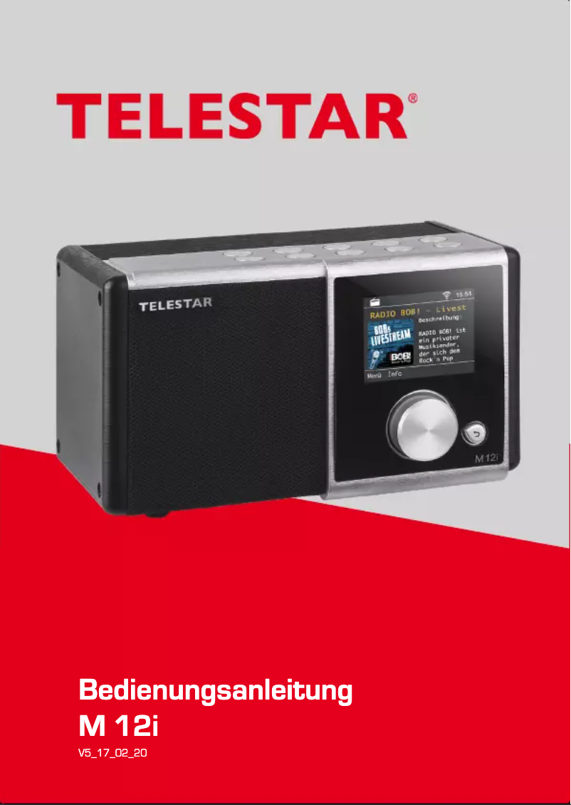Page 1 of the manual User Manual Telestar DIRA M 12i