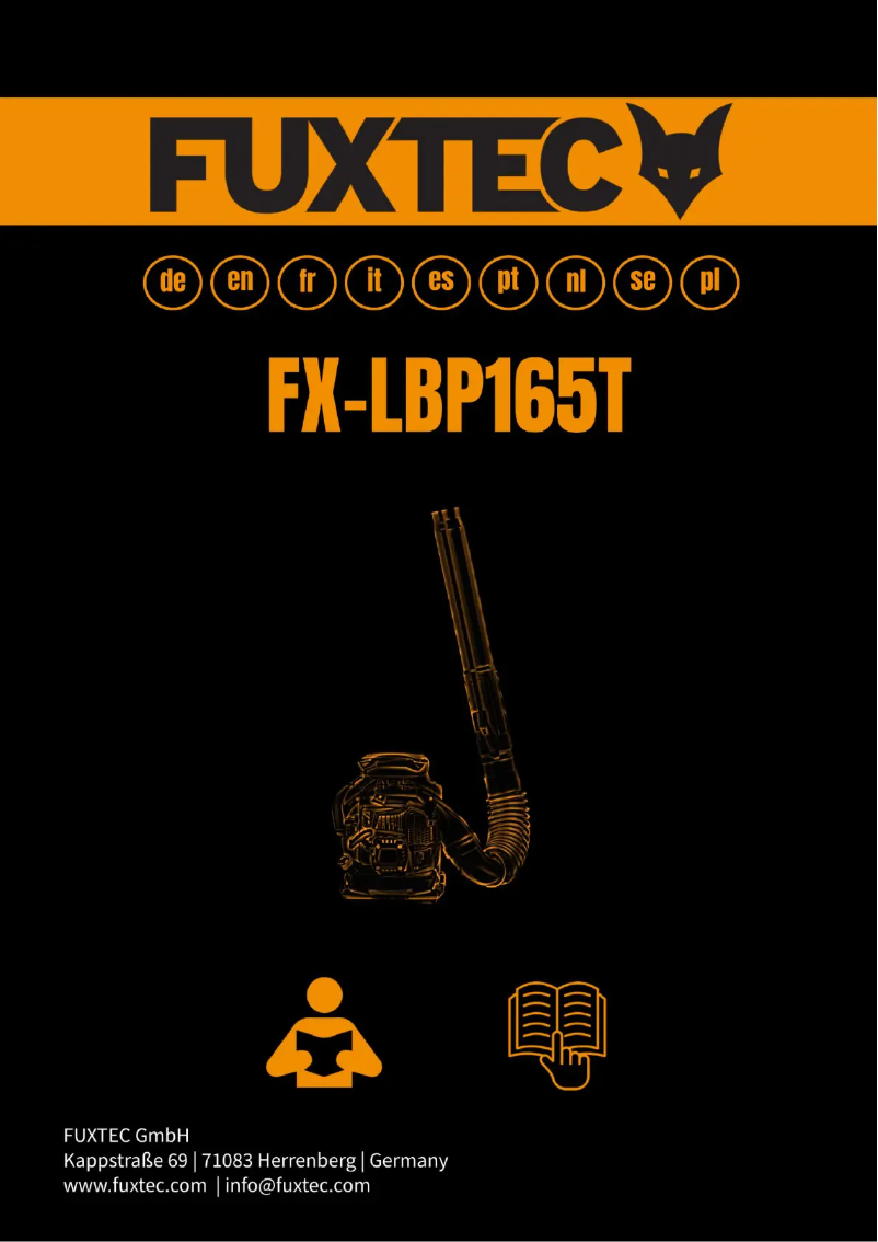 Page 1 of the manual User Manual Fuxtec FX-LBP165T