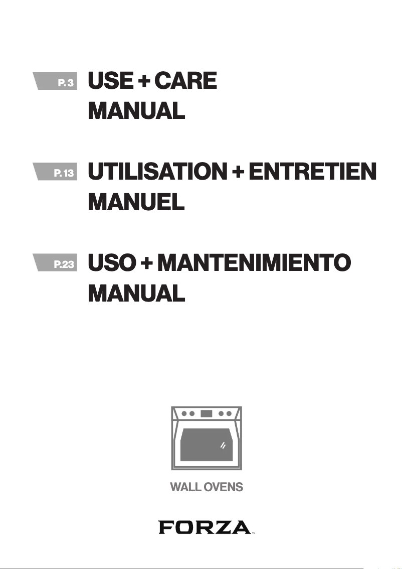 Page 1 of the manual User Manual Forza FODP30S