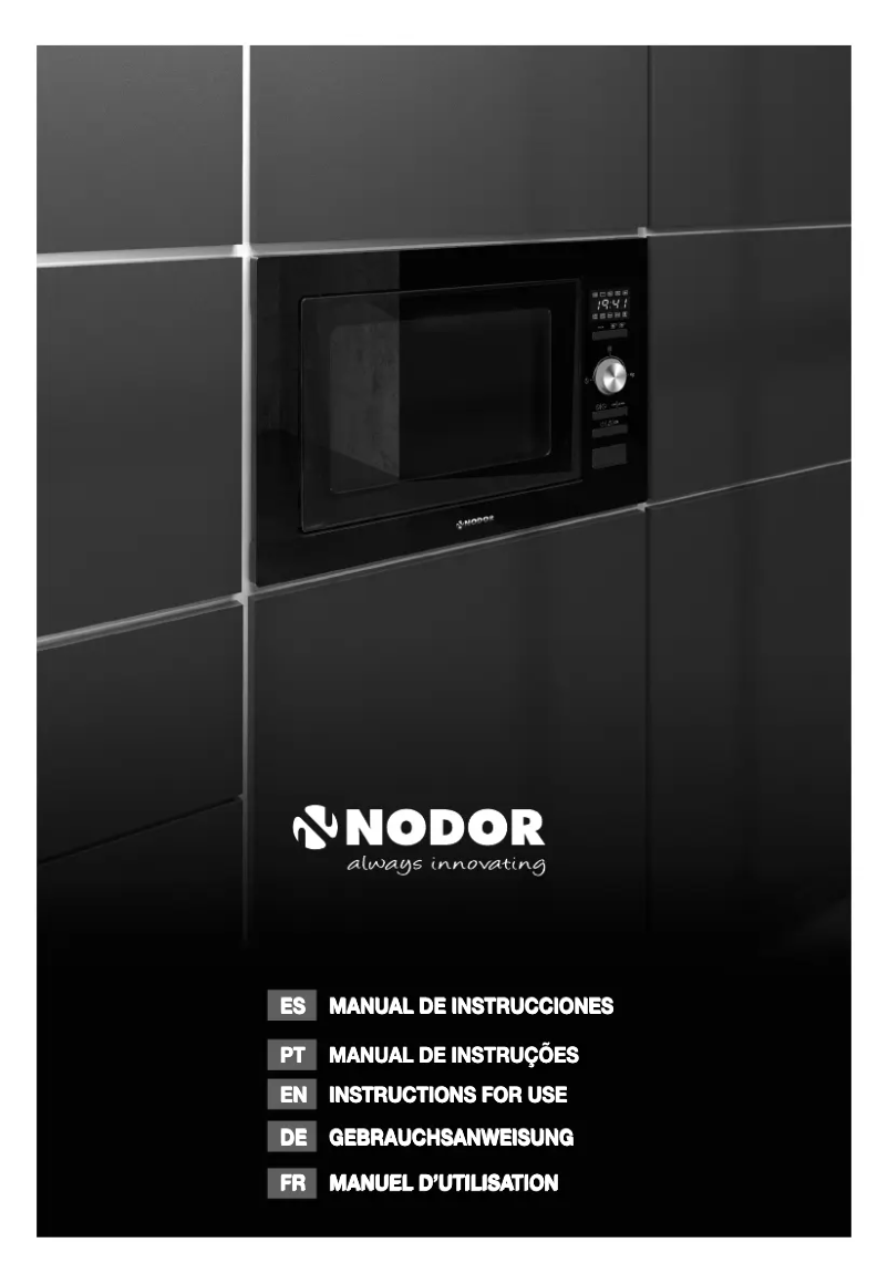 First page image of the manual for NorChef MW 25 DG DB