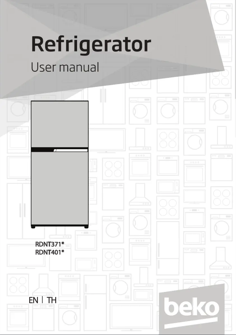 First page image of the manual for RDNT371I50VS