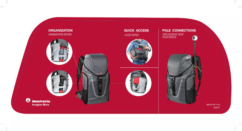 Page 1 of the manual User Manual Manfrotto Hover-25