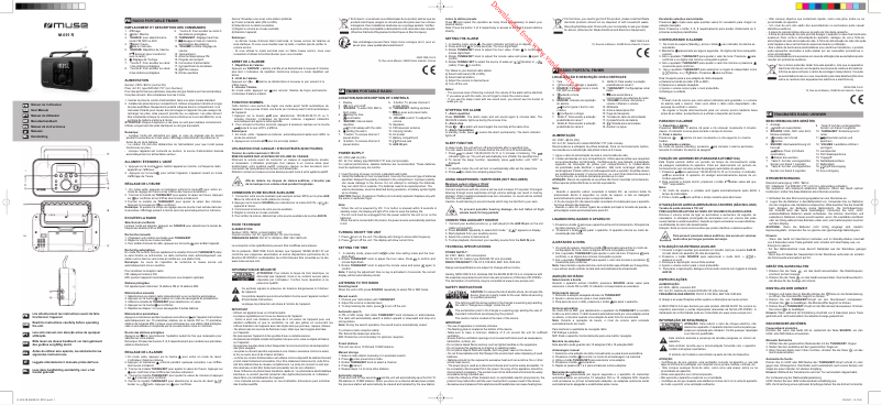 Page 1 de la notice Manuel utilisateur Muse M-091 R