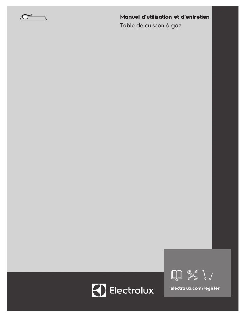 First page image of the manual for ECCG3668AS