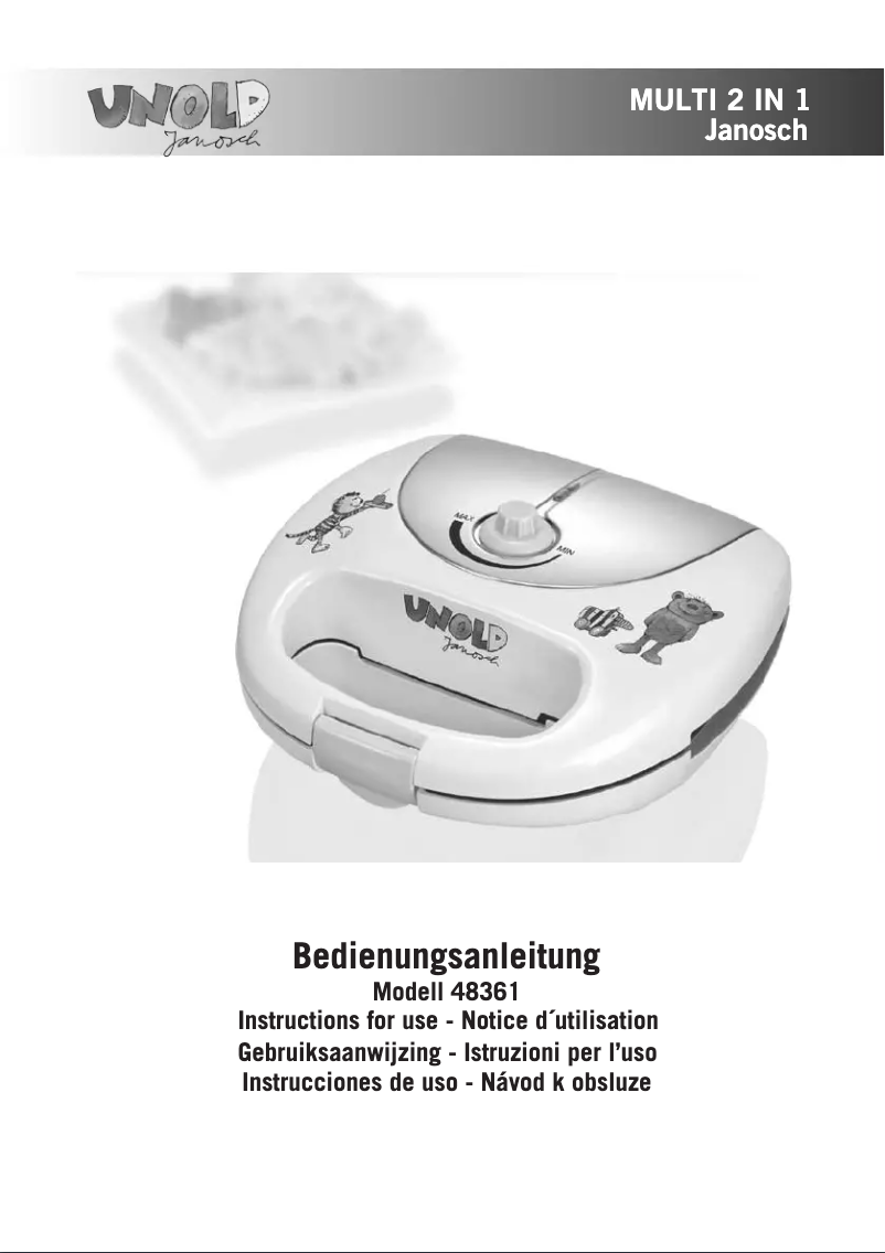 First page image of the manual for 48361