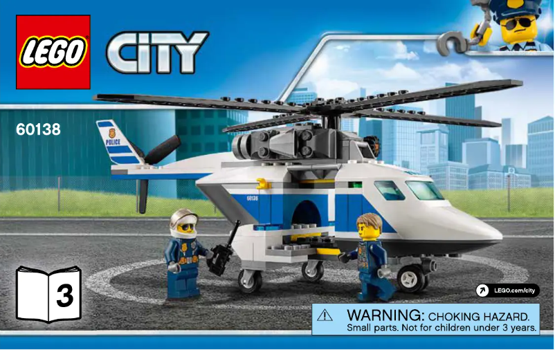 Page 1 of the manual Visual Instructions Lego City 60138