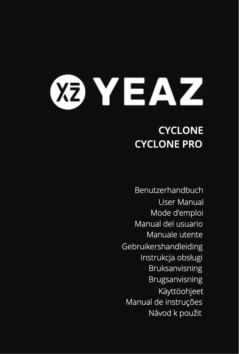 First page image of the manual for CYCLONE