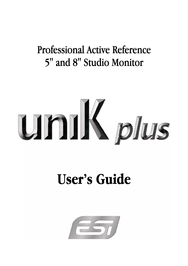 First page image of the manual for cosMik
