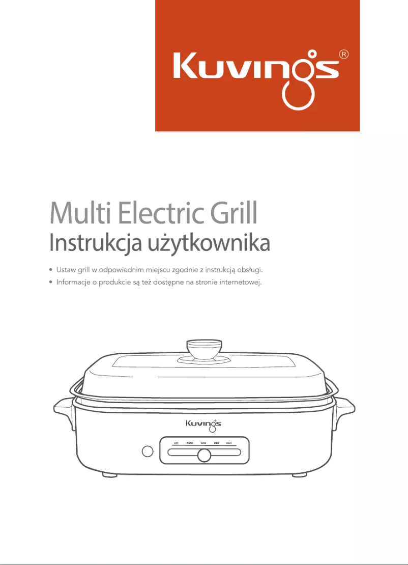 Page 1 of the manual User Manual Kuvings KMG-200B