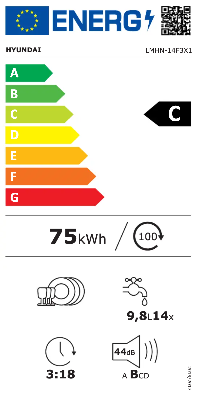 Page 1 of the manual User Manual Hyundai LMHN-14F3X1