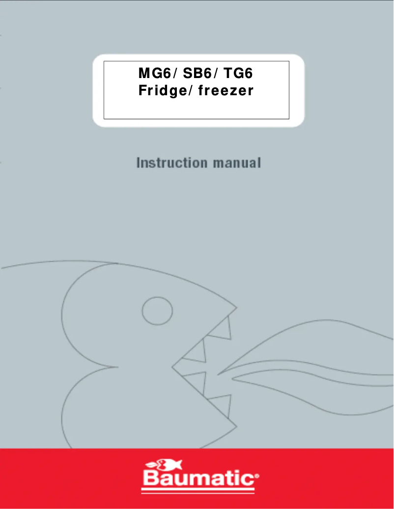 First page image of the manual for SB6