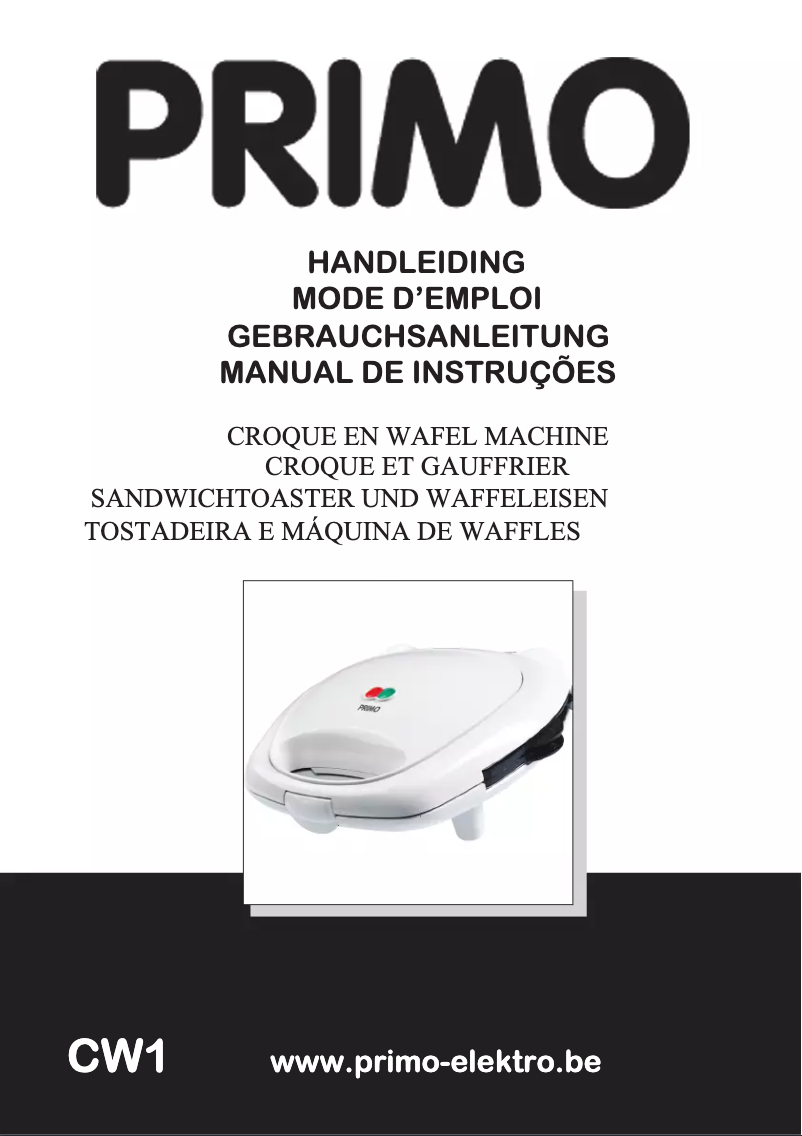 Page 1 of the manual User Manual Primo CW1