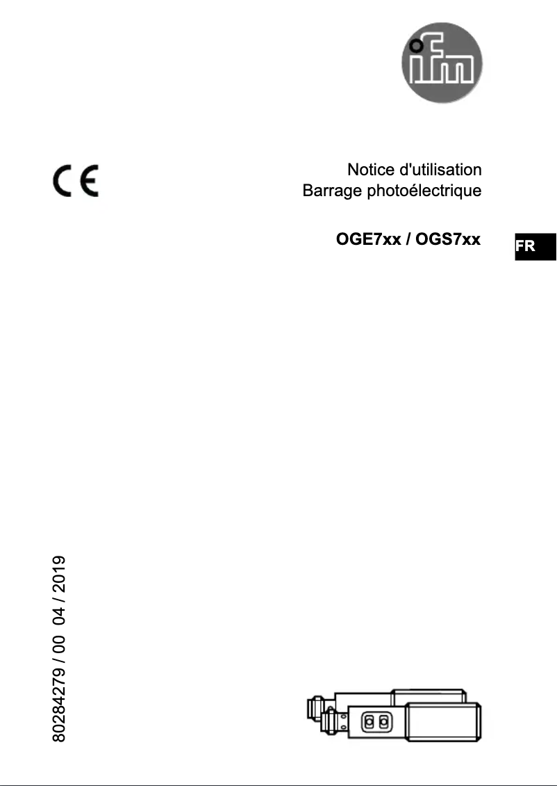 First page image of the manual for OGS701