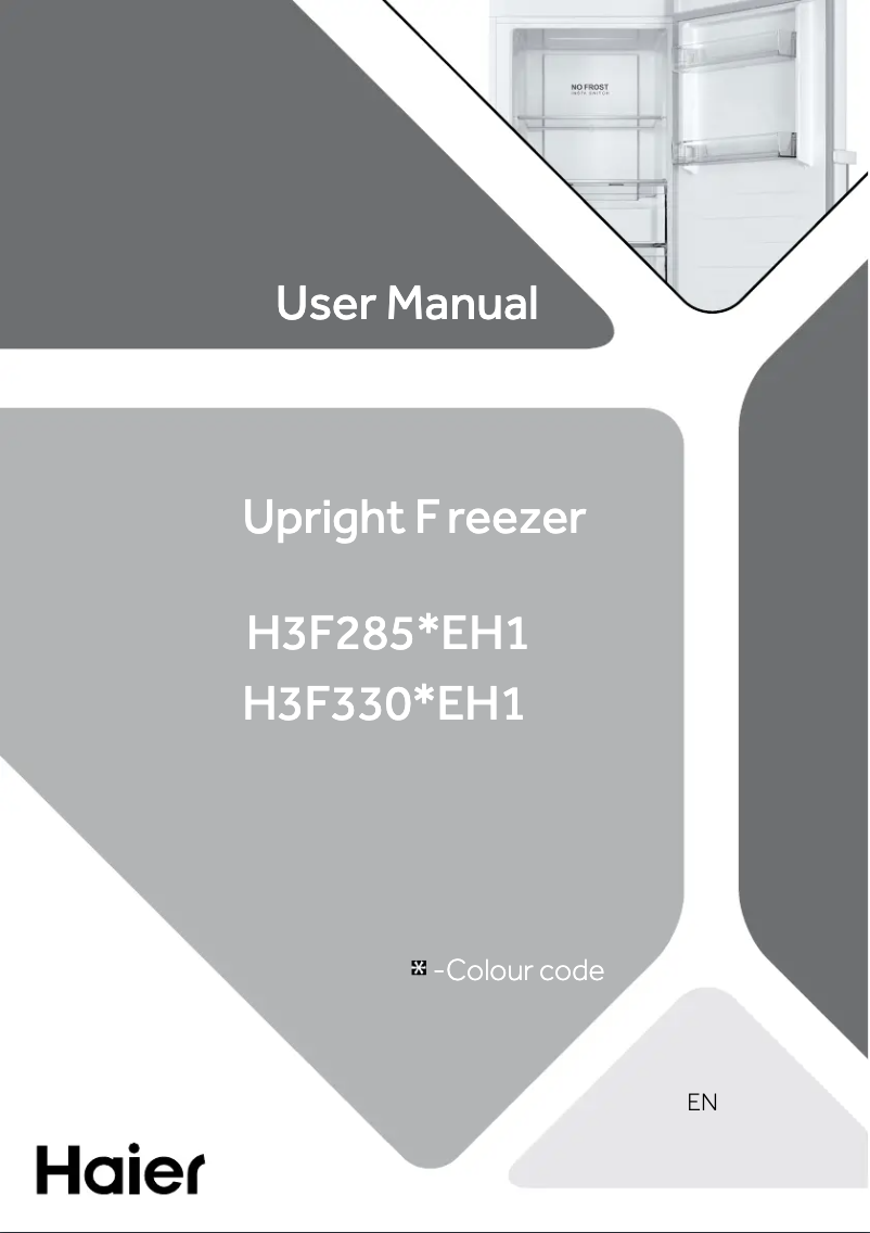 First page image of the manual for H3F-330WE