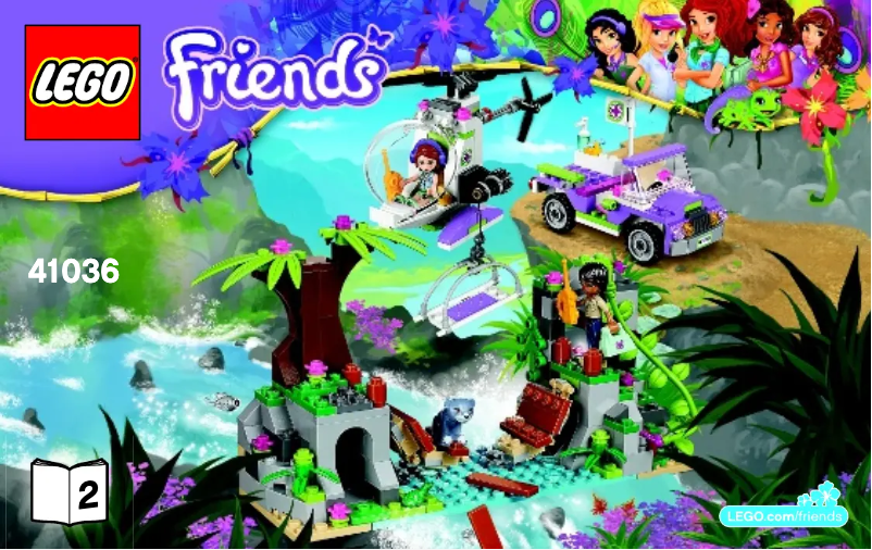 First page image of the manual for Friends 41036