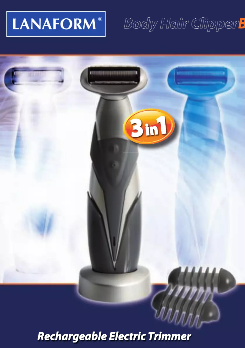 Image de la première page du manuel de l'appareil Body Hair Clipper
