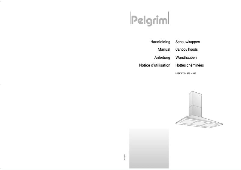 Page 1 of the manual User Manual Pelgrim MSK 975