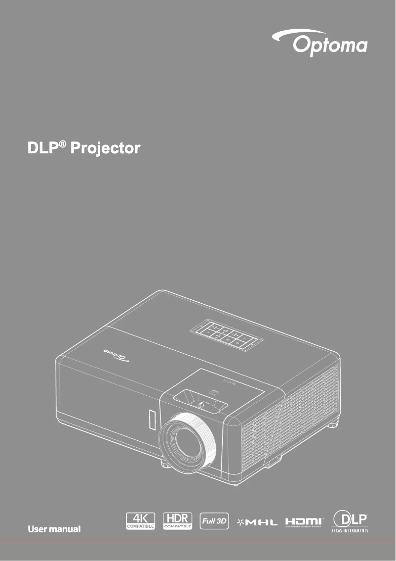 First page image of the manual for HZ39HDR