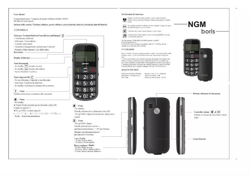 Page 1 of the manual User Manual NGM-Mobile Boris