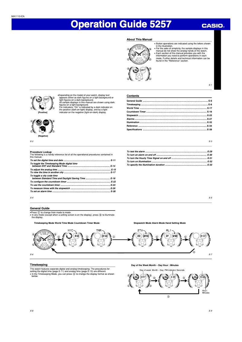 Page 1 of the manual User Manual Casio Baby-G BGA-150KT-7BER