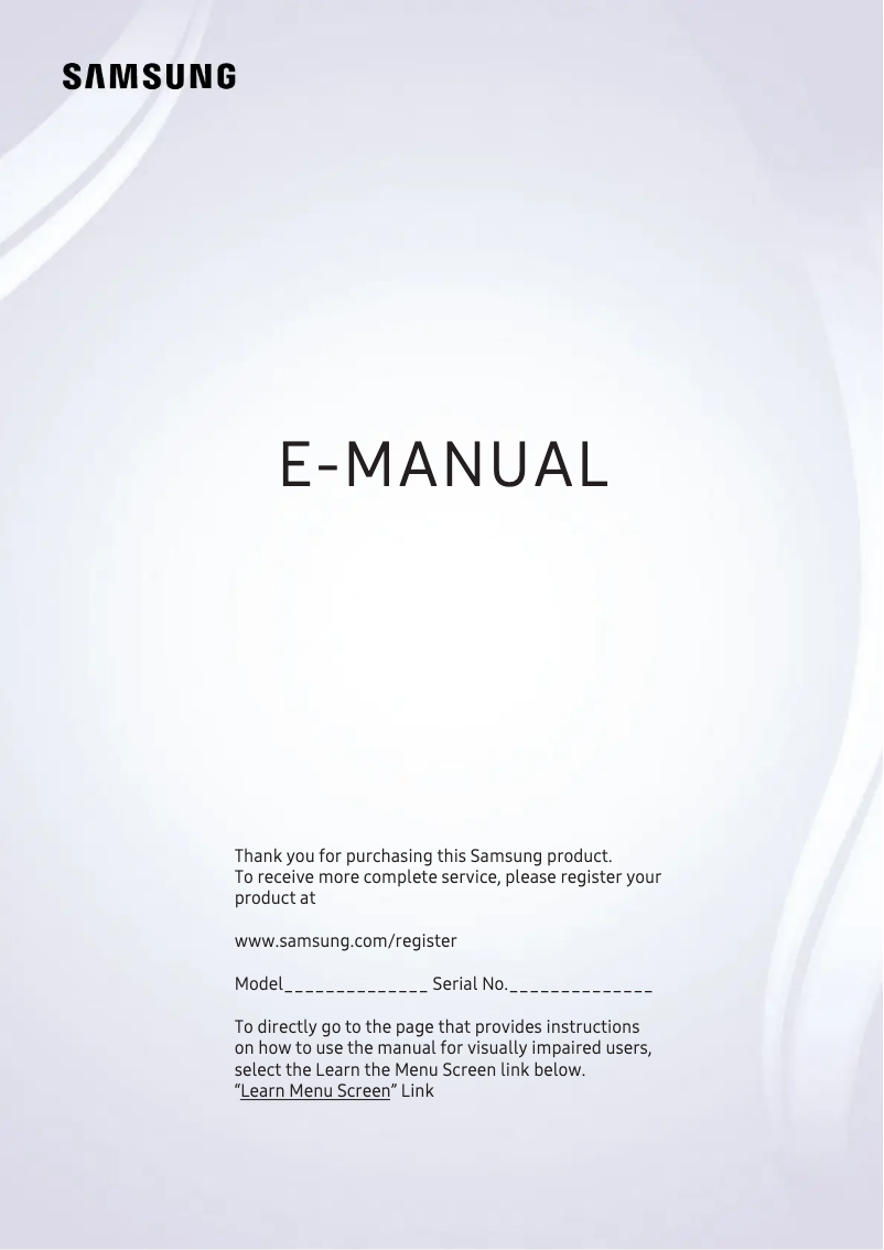 First page image of the manual for MU9000