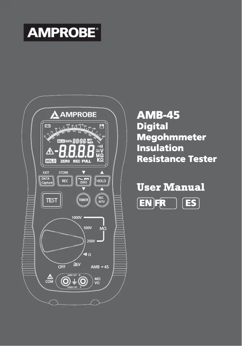 First page image of the manual for AMB-45