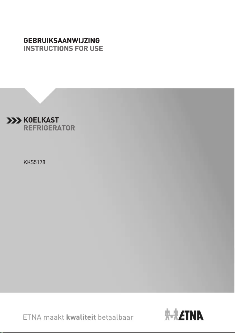 Page 1 of the manual User Manual Etna KKS5178