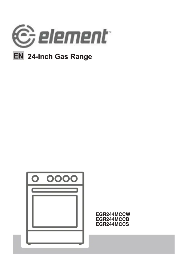 First page image of the manual for EGR244MCCB