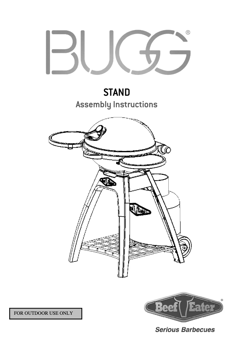 Page 1 of the manual Installation Guide BeefEater Bugg BB49924