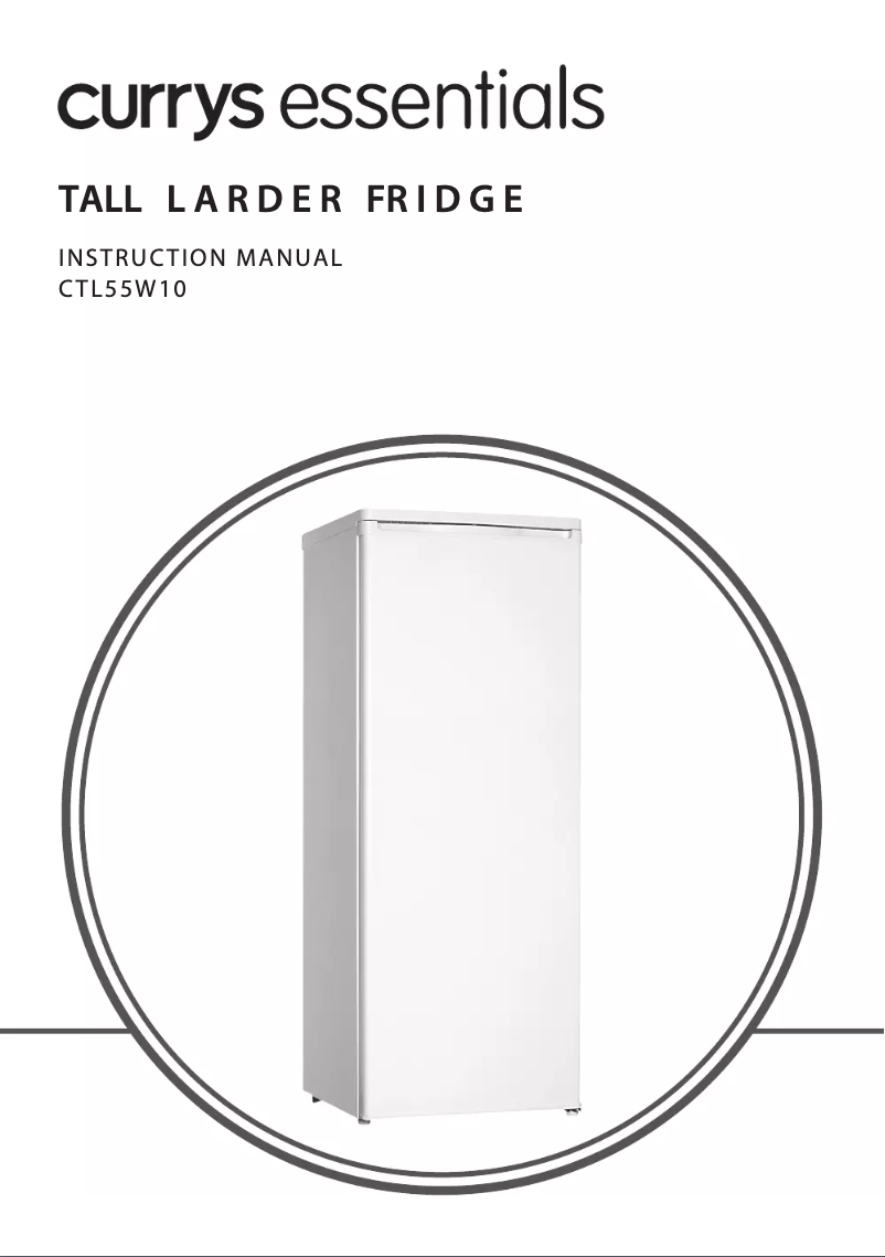 Page 1 of the manual User Manual Currys Essentials CTL55W10