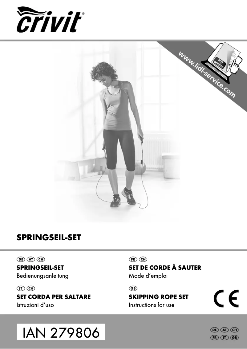 First page image of the manual for IAN 279806