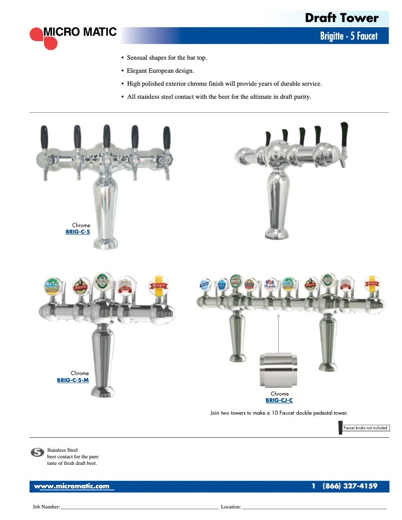 Page 1 of the manual User Manual Micro Matic BRIG-5-M