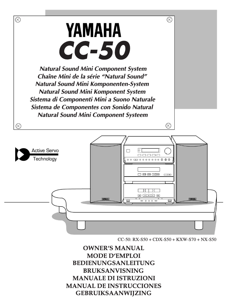 First page image of the manual for CC-50
