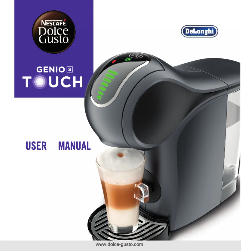 Page 1 of the manual User Manual Kenwood Nescafé Dolce Gusto Genio S Touch
