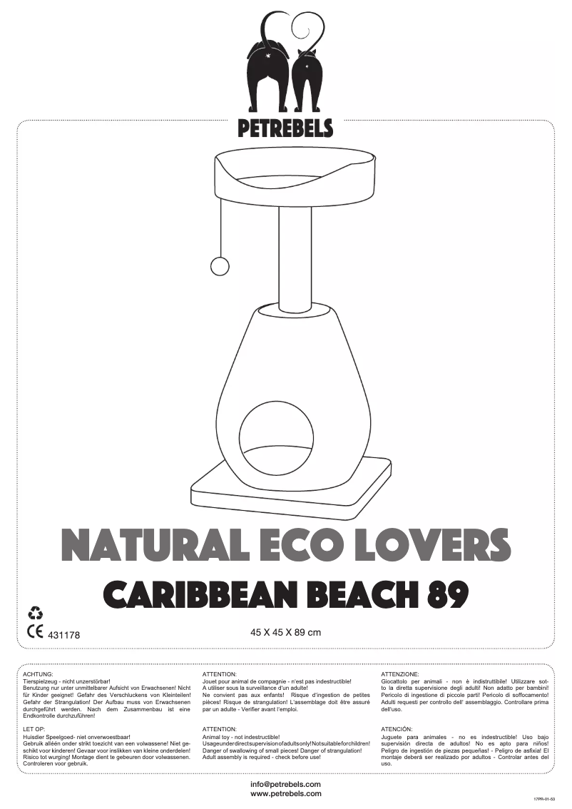 Image de la première page du manuel de l'appareil Caribbean Beach 89