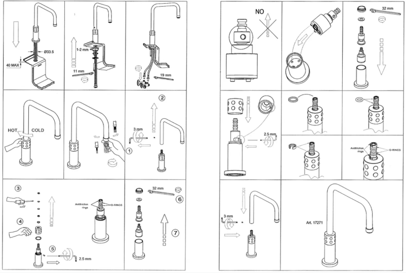 First page image of the manual for TP3SS