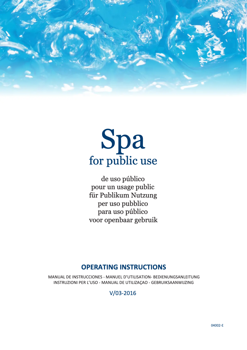 First page image of the manual for Coliseum