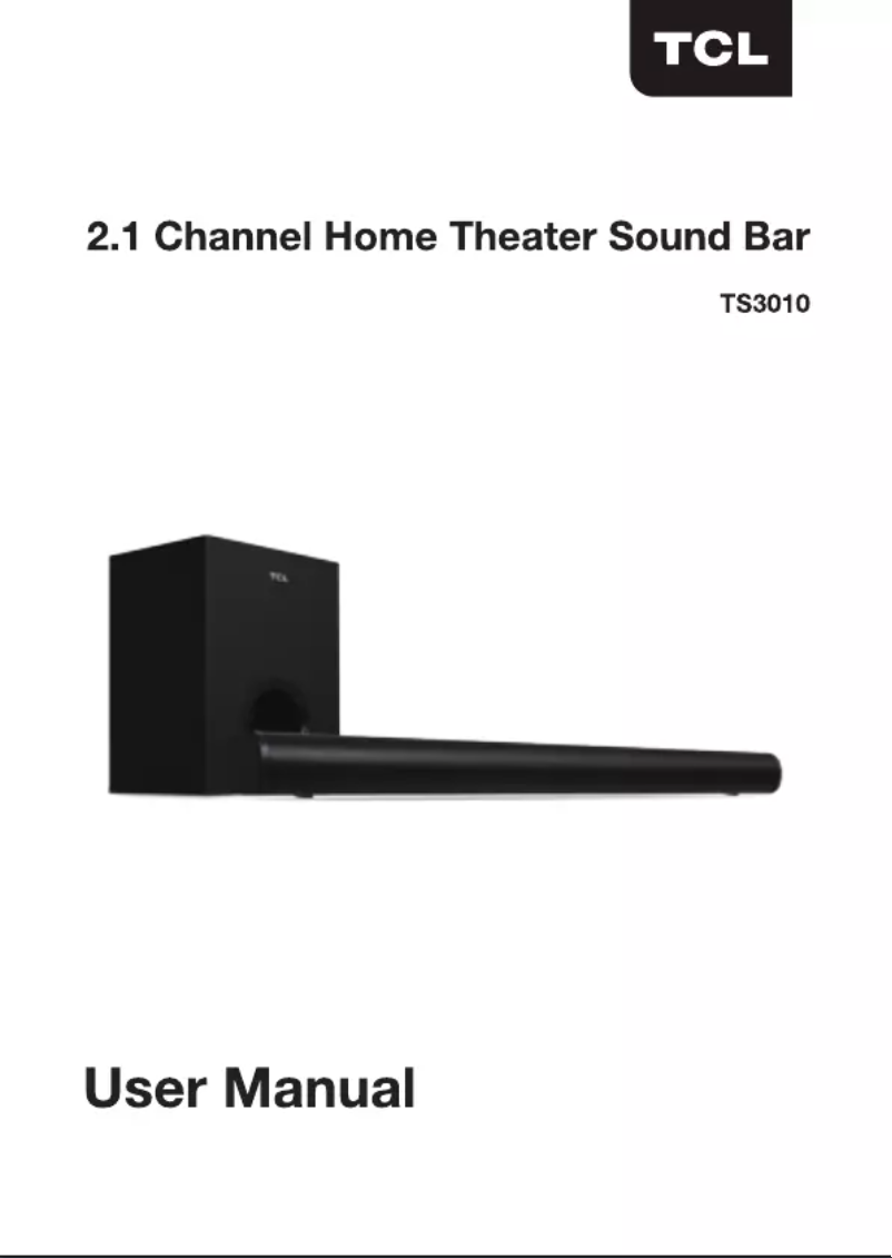 First page image of the manual for TS3010