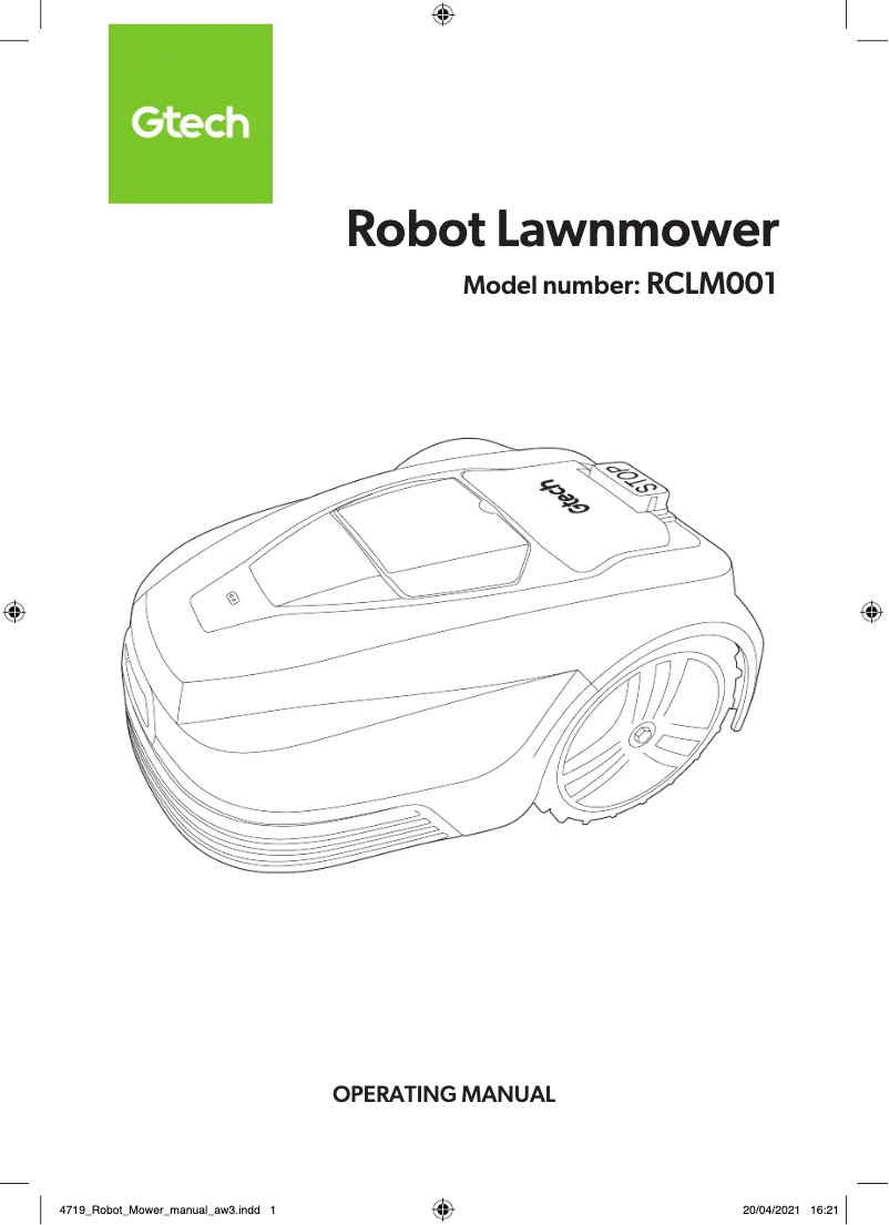Page 1 of the manual User Manual G-Technology RLM50