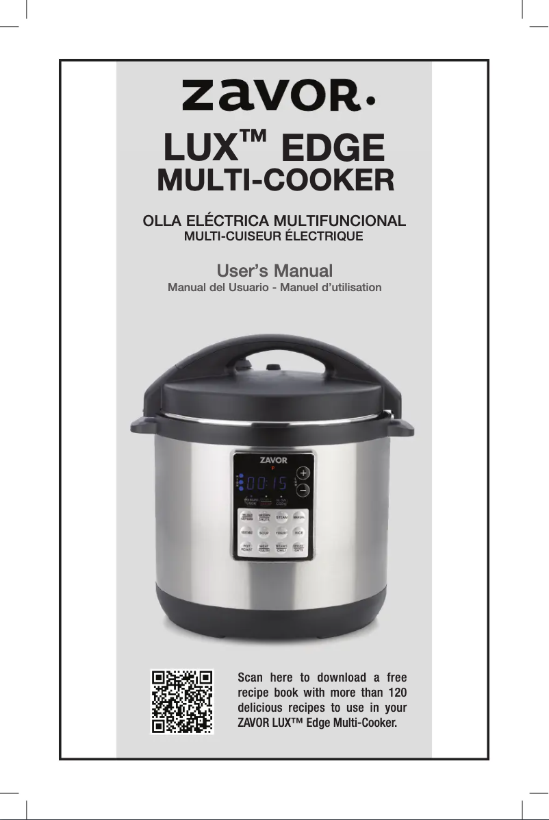 First page image of the manual for LUX Edge ZSELE03