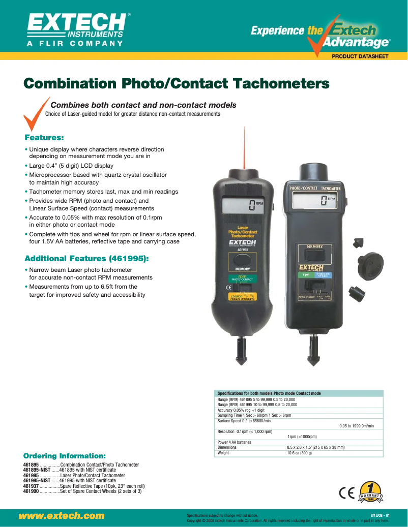 First page image of the manual for 461995