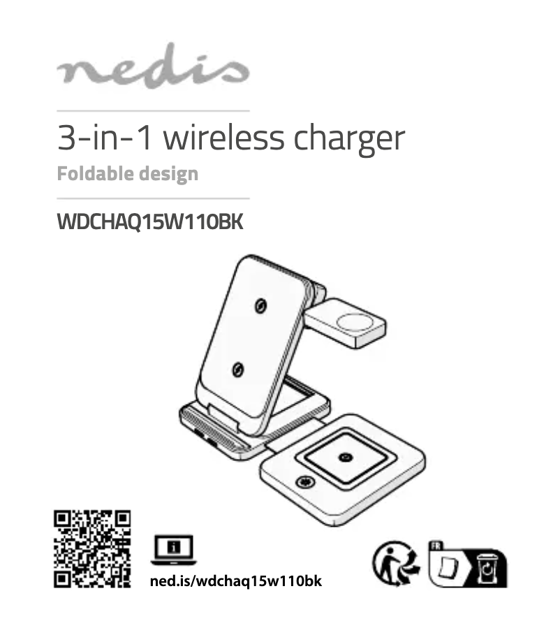 First page image of the manual for WDCHAQ15W110BK