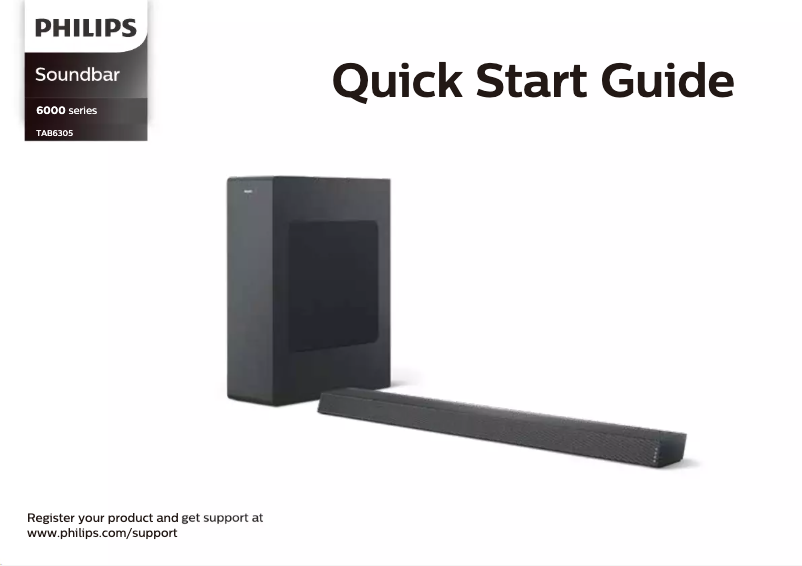 First page image of the manual for TAB6305