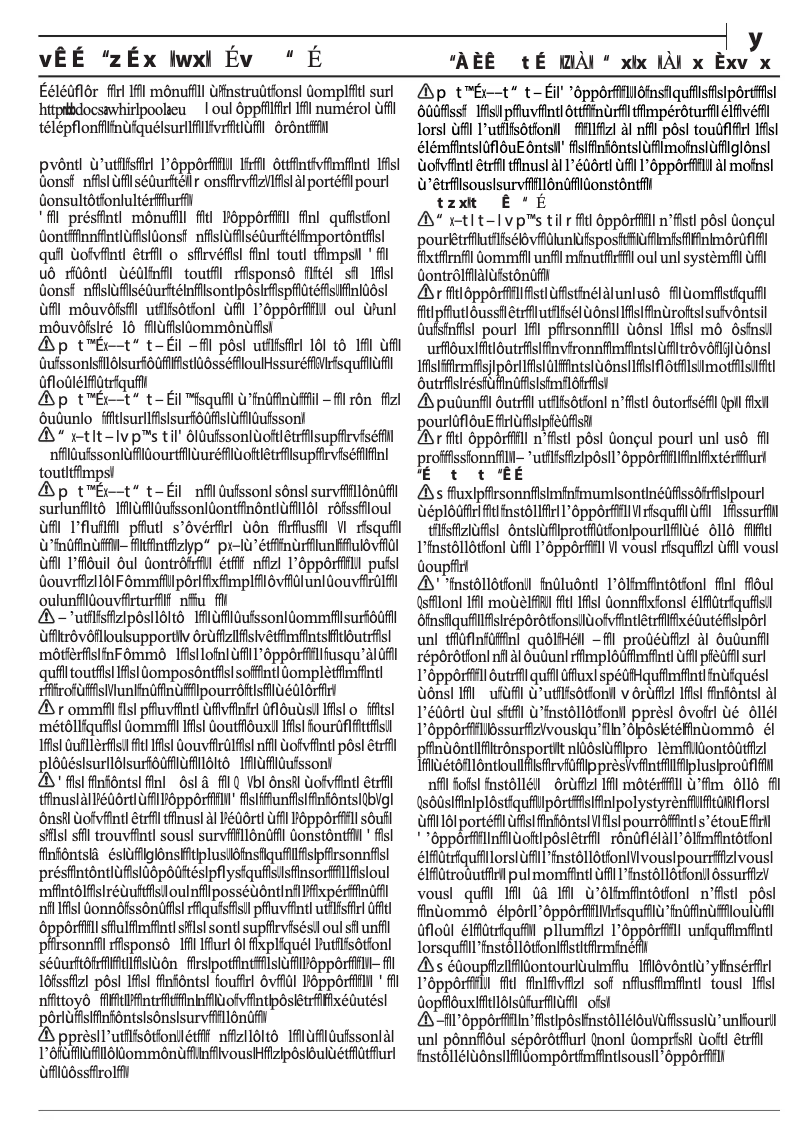 Image de la première page du manuel de l'appareil WBB3760BF